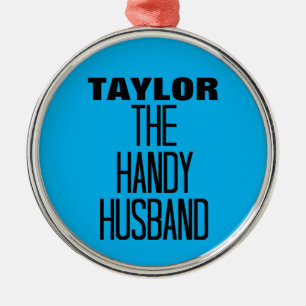Ornement Métallique Handy Husband