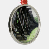 Ornement Métallique Harpers Ferry WV Raised Railroad Ornament (Droite)