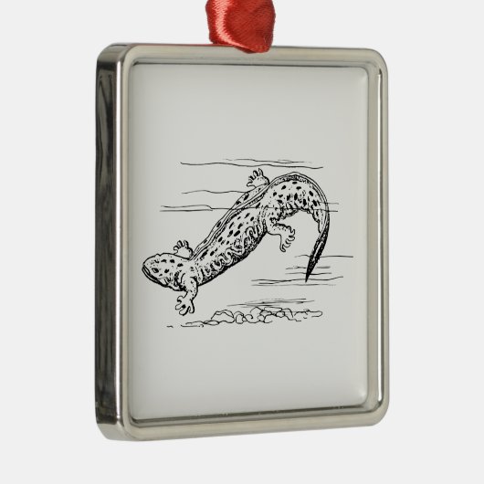 Ornement Métallique Hellbender (Droite)