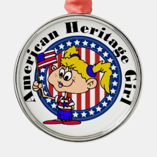 Ornement Métallique Héritage américain patriotique