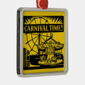 Ornement Métallique Heure du carnaval (Droite)