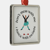 Ornement Métallique Highland Dancer ne me manque pas (Droite)