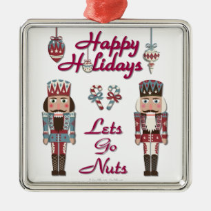 Ornement Métallique Holiday Nutcracker