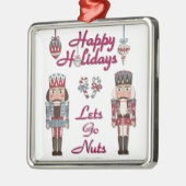 Ornement Métallique Holiday Nutcracker (Gauche)