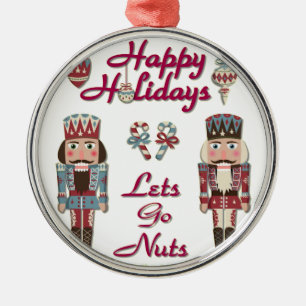 Ornement Métallique Holiday Nutcracker