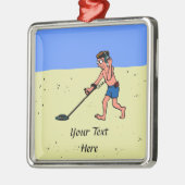 Ornement Métallique Homme Metal Détection Plage (Gauche)