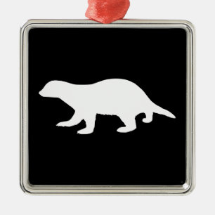 Ornement Métallique Honey Badger