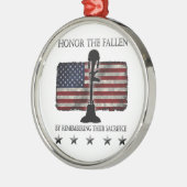 Ornement Métallique Honorez tombé (Gauche)