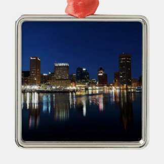Ornement Métallique Horizon de Baltimore au crépuscule