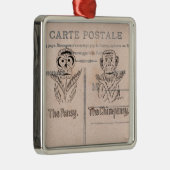 Ornement Métallique Humour Pansy et Chimp (Droite)