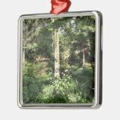 Ornement Métallique Hydrangea Wood Trees (Gauche)