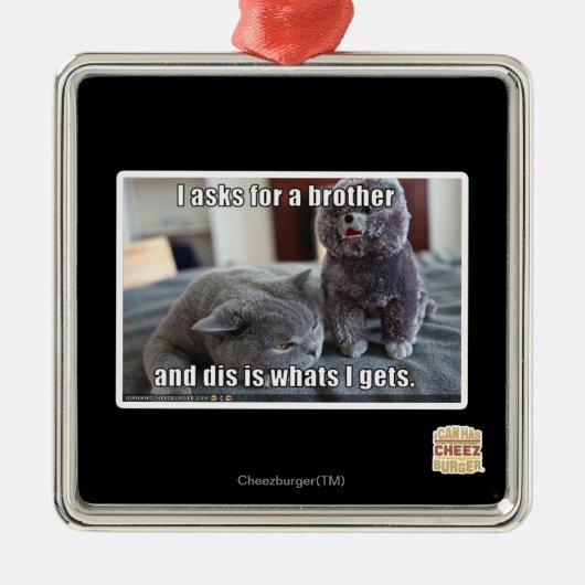 Ornement Métallique I demande un frère (Devant)