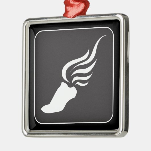 Ornement Métallique Icône d'athlétisme (Gauche)