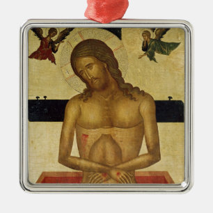 Ornement Métallique Icône dépeignant le Christ dans la tombe