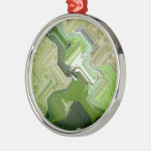 Ornement Métallique Iguana verte (Gauche)