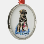 Ornement Métallique Il est temps de lancer Motivation Citation mignon  (Droite)