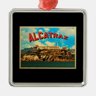 Ornement Métallique Île d'Alcatraz vintage