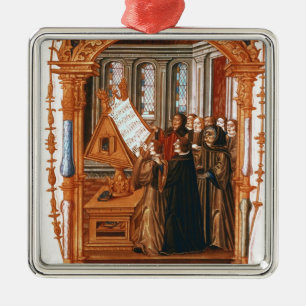 Ornement Métallique Illustration dépeignant le chant de choeur