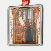 Ornement Métallique Illustration dépeignant le chant de choeur (Gauche)