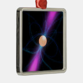 Ornement Métallique Illustration d'un pulsar 2 (Droite)