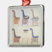 Ornement Métallique Illustrations de divers sièges et armchai peints (Gauche)