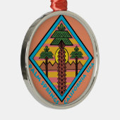 Ornement Métallique Illustrations originales de la Californie (Droite)