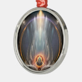 Ornement Métallique Imperial View Fractal Art Premium Arrondissement (Gauche)