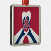 Ornement Métallique Impression Abstraite E.T. (Droite)