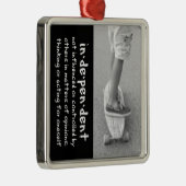 Ornement Métallique Indépendance à long (Droite)