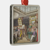 Ornement Métallique Intérieur dépôt d'Ackermann du "des arts, Lit (Droite)