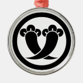 Ornement Métallique Intersecter les clous en cercle (Devant)