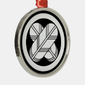 Ornement Métallique Intersecting hawk feathers (Droite)