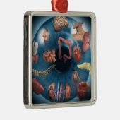 Ornement Métallique Iridology (Droite)