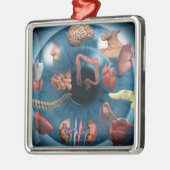 Ornement Métallique Iridology (Gauche)