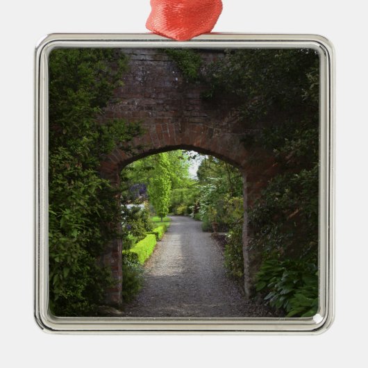 Ornement Métallique Irlande, le château de Dromoland très vert (Devant)