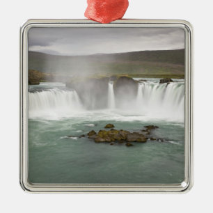 Ornement Métallique Islande. Vue sur les chutes de Godafoss sur la
