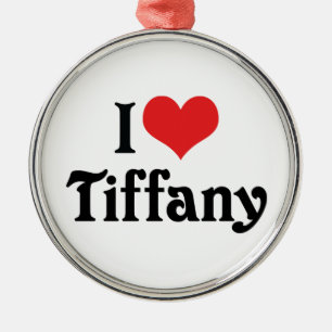 Ornement Métallique J'adore Tiffany