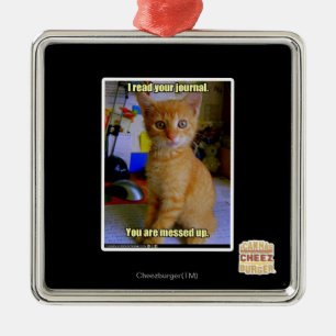 Ornement Métallique J'ai lu votre journal