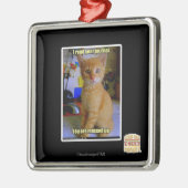 Ornement Métallique J'ai lu votre journal (Gauche)