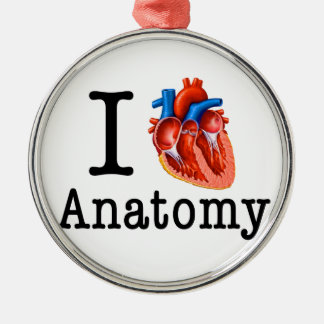 Ornement Métallique J'aime l'anatomie