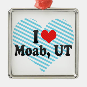 Ornement Métallique J'aime Moab, UT