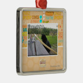 Ornement Métallique J'aime mon travail (Droite)