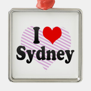 Ornement Métallique J'aime Sydney