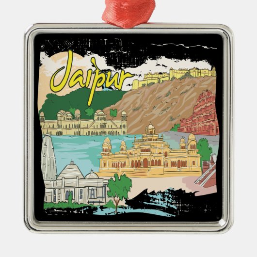Ornement Métallique Jaipur (Devant)