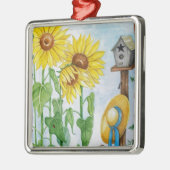 Ornement Métallique Jardin de Sunflower (Gauche)