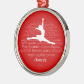 Ornement Métallique Je Suis Une danseuse (Gauche)