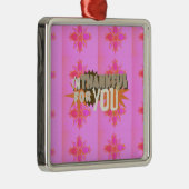 Ornement Métallique Je vous remercie : Une expression sincère (Droite)