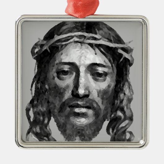ORNEMENT MÉTALLIQUE JESUS CHRIST (Devant)