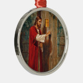 Ornement Métallique Jésus frappe sur la porte (Droite)