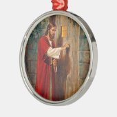 Ornement Métallique Jésus frappe sur la porte (Gauche)